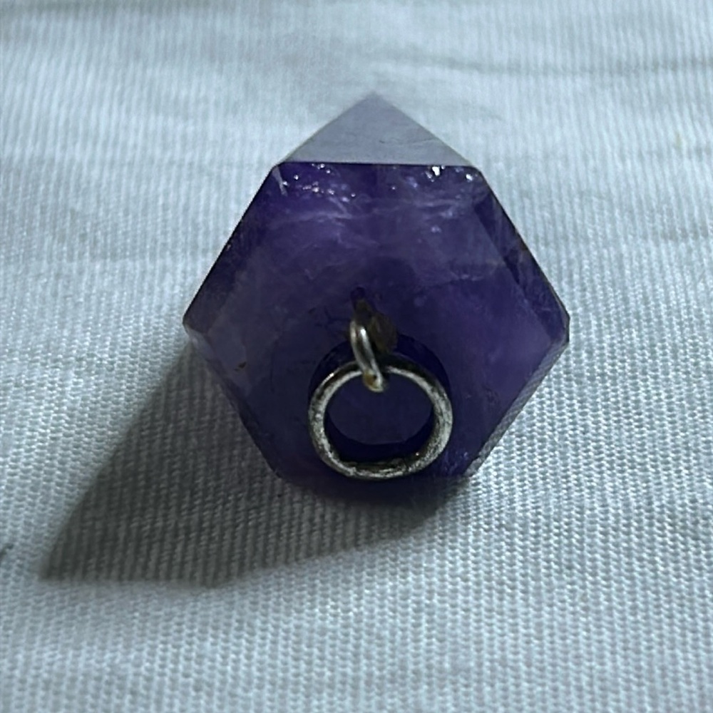 Amethyst pendulum pendant - Picture 2 of 3